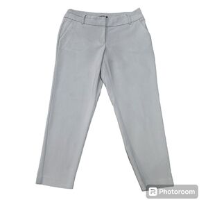 Apt.9 Womens Tan Khaki Mid-Rise Tapered Ankle Dress Trousers Size 8